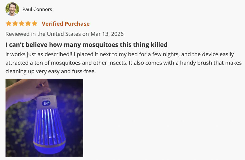 ZapShield customer review screenshot