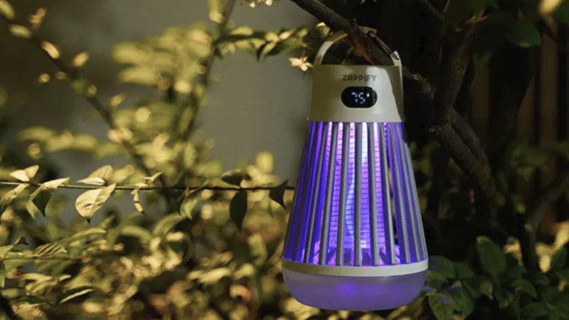 ZapShield mosquito zapper used in common summer settings
